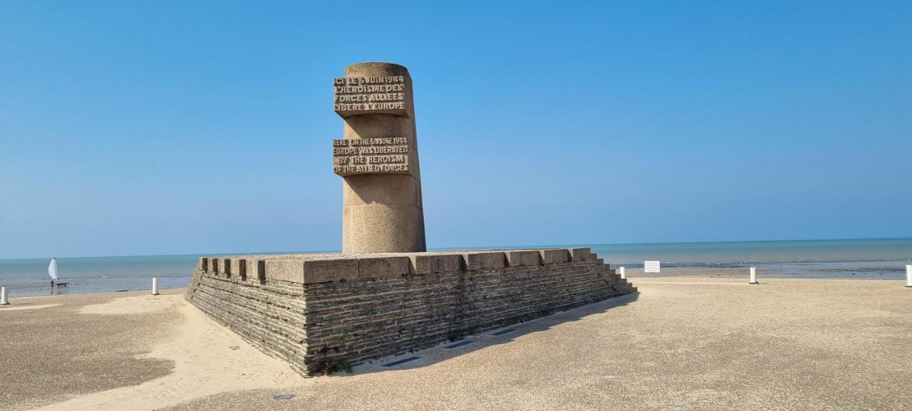 Maison De Vacances Bord De Mer Normandie Plage Du Debarquement Proche Caen Bernières-sur-Mer Exterior foto